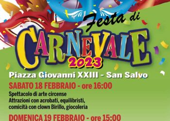 Carnevale, tre gli appuntamenti a San Salvo