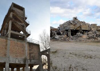 Lentella, demolito l’impianto di trattamento inerti inattivo da anni