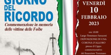 Vasto ricorda il massacro delle foibe: cerimonia in largo Saraceni