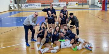 La Vasto Volley vince 3-0 a Ortona e allunga in testa alla classifica