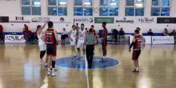 L’Unibasket Lanciano lotta ma non basta: vince L’Aquila 90 a 82