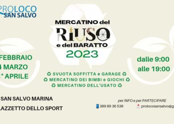 Il 4 marzo il secondo appuntamento con il mercatino del riuso di San Salvo