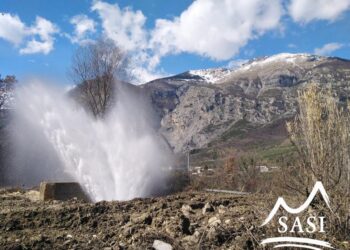 Rottura a Fara San Martino, 39 comuni senz’acqua: diverse le scuole chiuse