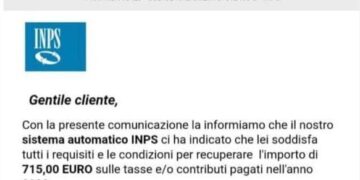 Offrono soldi per carpire le coordinate bancarie: la truffa dei falsi rimborsi Inps