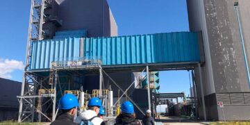 Gli studenti dell’Ipsia di San Salvo in visita alla centrale termoelettrica di Gissi