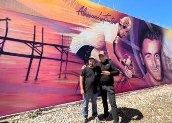 La Via Verde, il Giro e i Trabocchi: un murales in ricordo di Alessandro Fantini