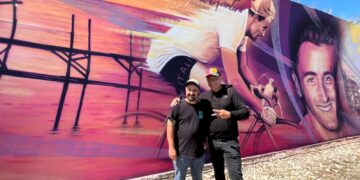 La Via Verde, il Giro e i Trabocchi: un murales in ricordo di Alessandro Fantini