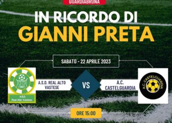 Amichevole in ricordo di Gianni Preta: Real Alto Vastese – Castelguardia