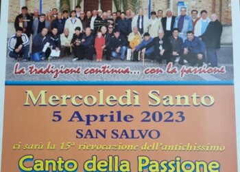 Il 5 aprile il “Canto della Passione” animeranno le strade sansalvesi
