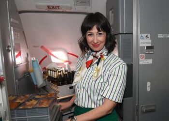 Una lancianese a bordo del volo celebrativo per i 50 anni della TUIfly