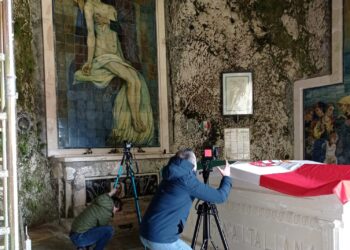 Iniziati i rilievi al Sacrario di Bafile a Bocca di Valle