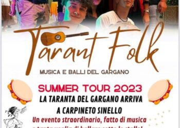 Musica e balli del Gargano: il 3 giugno “Tarant Folk” a Carpineto Sinello