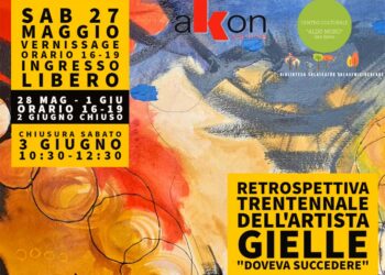 “Doveva succedere”: il percorso creativo di Gielle in mostra al centro culturale Aldo Moro