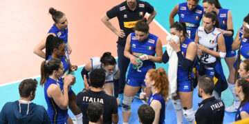 La Nazionale Seniores B a lavoro al palasport