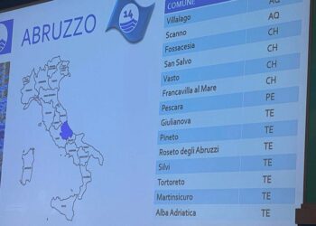 Assegnate 14 Bandiere Blu all’Abruzzo: 12 località di mare e 2 laghi di montagna