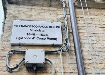 Al musicista Bellini intitolato il Vico 4° di corso Roma