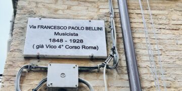 Al musicista Bellini intitolato il Vico 4° di corso Roma