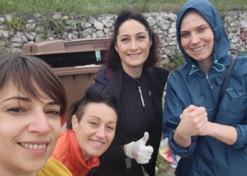 Il flash mob diffuso: pulizia in due zone della Via Verde