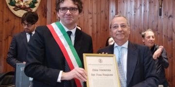 Benemerenza per Giangiacomo e Di Florio, «per 8 anni con saggezza a capo di Tribunale e Procura»