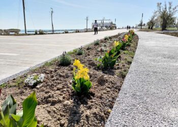 San Salvo apre parte del nuovo lungomare per accogliere la carovana rosa