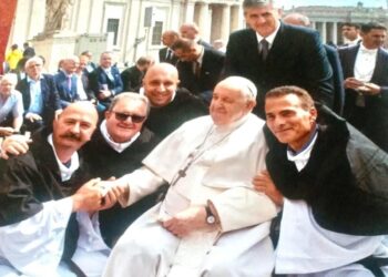 La Confraternita del Beato Angelo di Furci da Papa Francesco