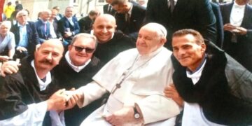 La Confraternita del Beato Angelo di Furci da Papa Francesco