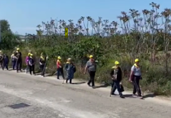 A piedi da Vasto a Bari, quarto giorno: tappa al Santuario della Vergine dello Sterpeto