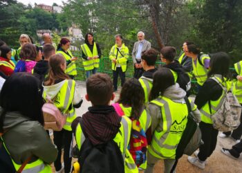 Studenti Erasmus in visita alla sorgente del Verde