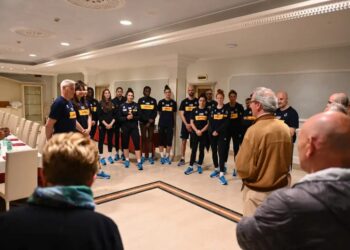 Le azzurre di Mazzanti arrivano a Lanciano, il benvenuto di Paolini