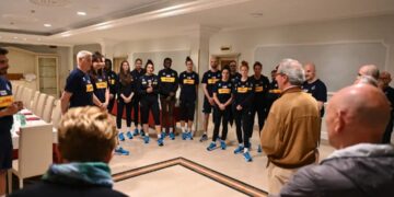 Le azzurre di Mazzanti arrivano a Lanciano, il benvenuto di Paolini