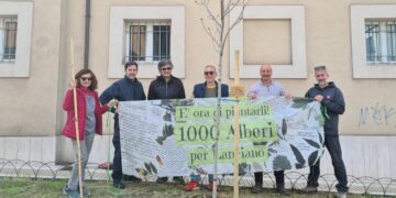 Un anno e mezzo, 123 nuovi alberi piantati