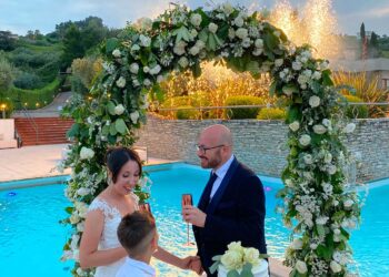 Antonio Del Borrello e Sara Menna sposi