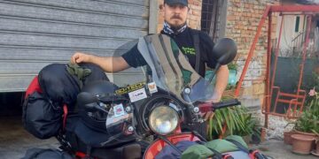 Dall’Abruzzo a Capo Nord in vespa: l’avventura di Luca De Laurentiis