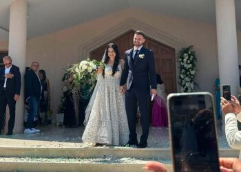 Veronica Tommasetti  e Andrea Del Borrello oggi sposi: auguri!