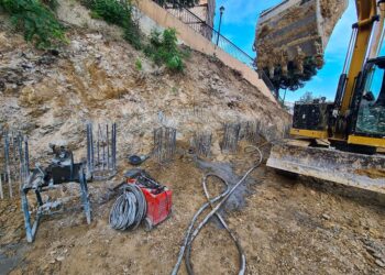 Monteodorisio, si lavora per mettere in sicurezza il versante franato a novembre