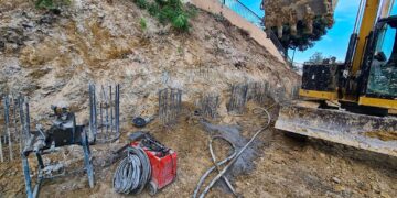 Monteodorisio, si lavora per mettere in sicurezza il versante franato a novembre