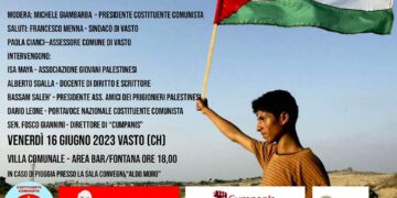 “Il massacro dei Palestinesi”, il 16 giugno il convegno a Vasto