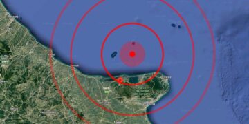 Scossa di terremoto in mare a 20 km dalle Isole Tremiti avvertita anche in Abruzzo