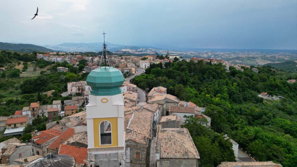 Il nuovo campanile di Furci