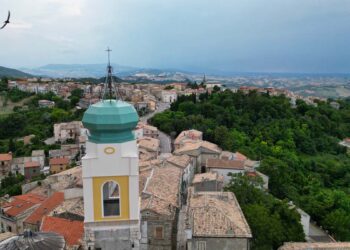 Il nuovo campanile di Furci