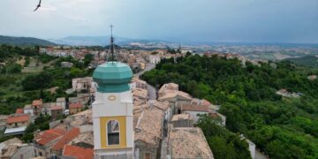 Il nuovo campanile di Furci