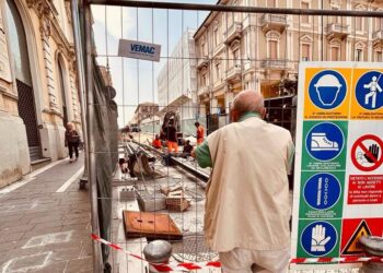 Corso Trento e Trieste, proseguono i lavori, senso unico fino al 28 luglio