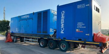 Gruppi elettrogeni da tutta Italia a Vasto per mettere fine al lungo black out
