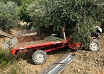 Trattore si ribalta, 73enne ferito soccorso in eliambulanza