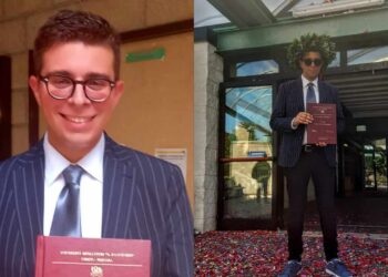 Confetti rossi per Lorenzo Scampoli