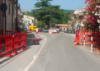 Iniziati i lavori per 100mila euro in via dei Giardini a Casalbordino