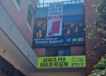 Anniversario strage di via D’Amelio, a Vasto lo striscione delle Agende Rosse Abruzzo