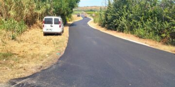 Piano asfalti, rimessa a nuovo la strada di località Termini