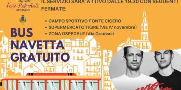Bus navetta gratuito per il concerto degli Zero Assoluto