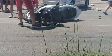 Scontro auto-moto: un ferito sulla Statale 16 a Vasto Marina